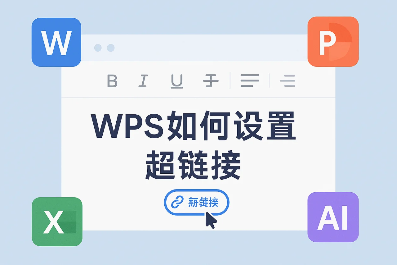 WPS如何设置超链接