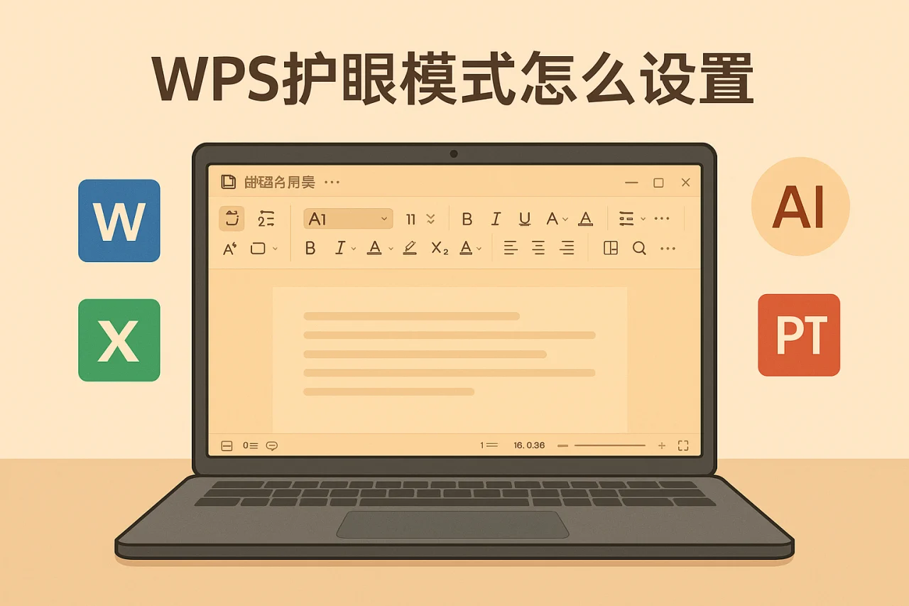 WPS护眼模式怎么设置