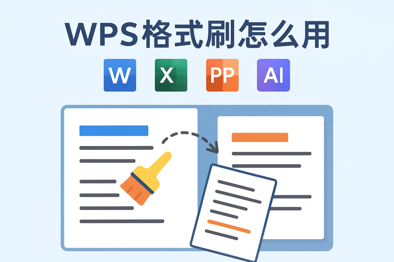 Wps格式刷怎么用