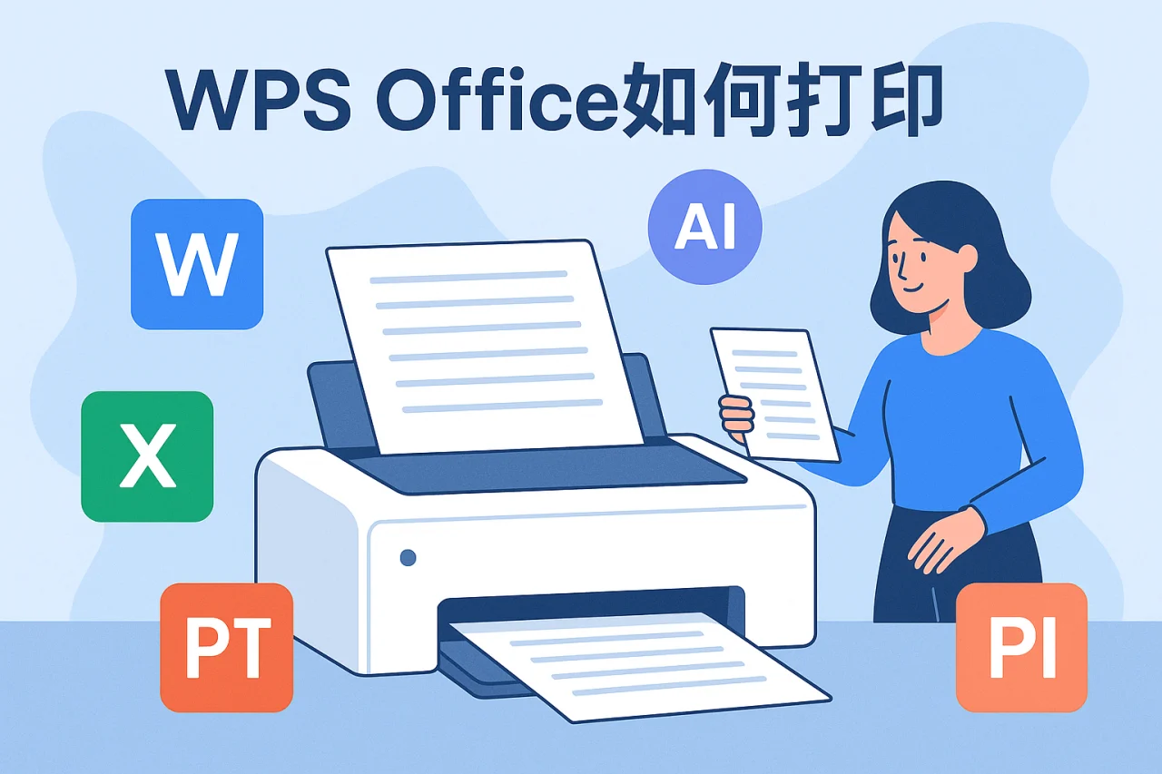 Wps office如何打印