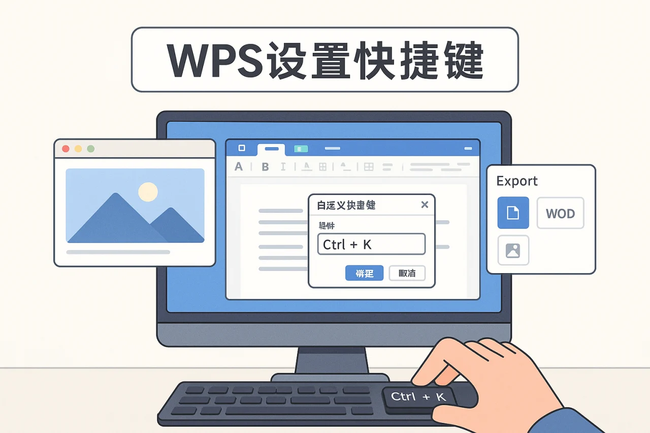 WPS设置快捷键