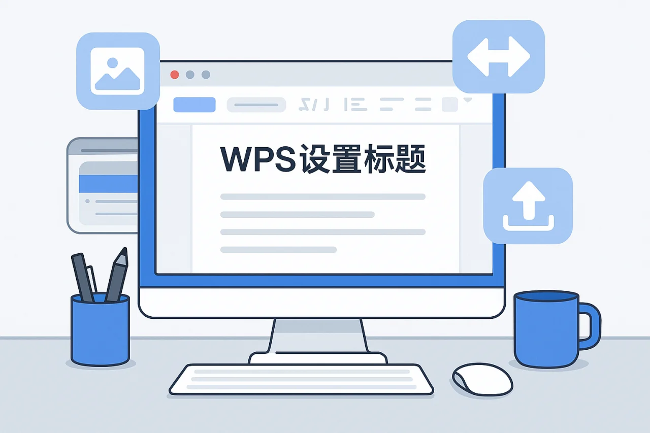 WPS设置标题