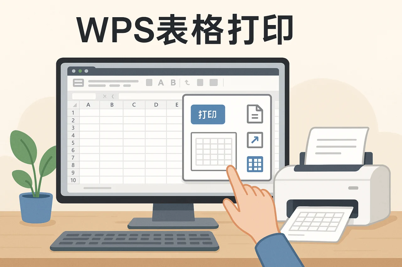 Wps表格打印
