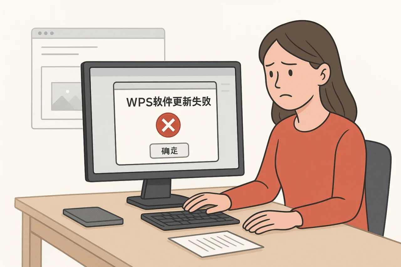 WPS软件更新失败