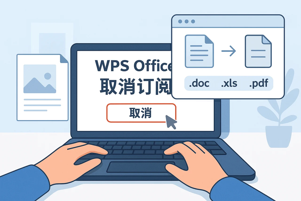 WPS Office取消订阅