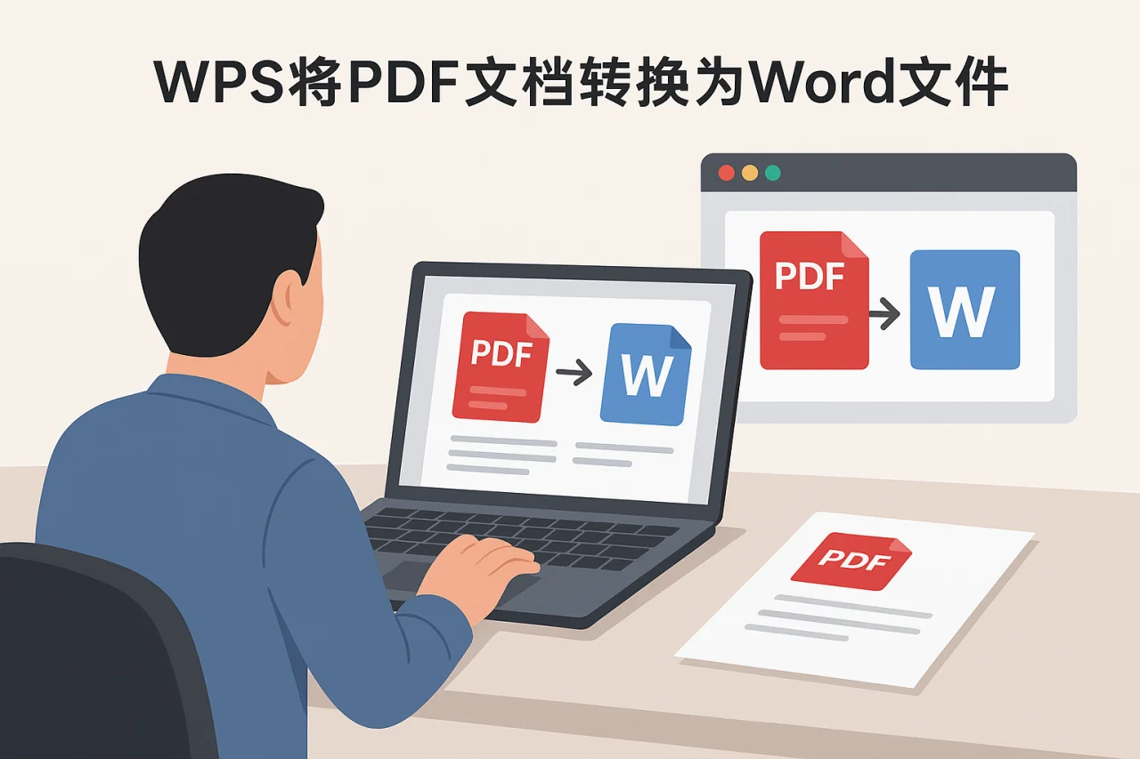 WPS将PDF文档转换为Word文件