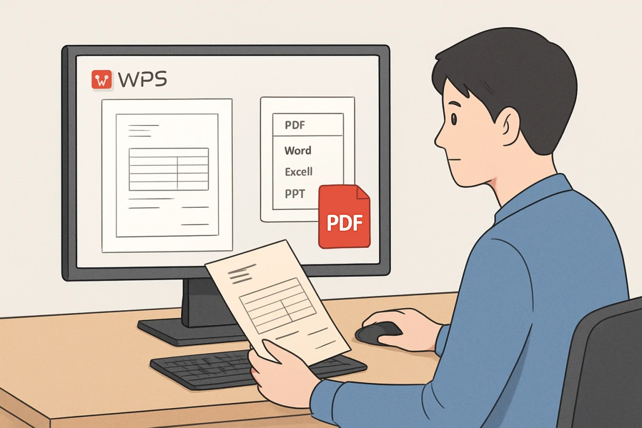 WPS扫描件转换为PDF文件