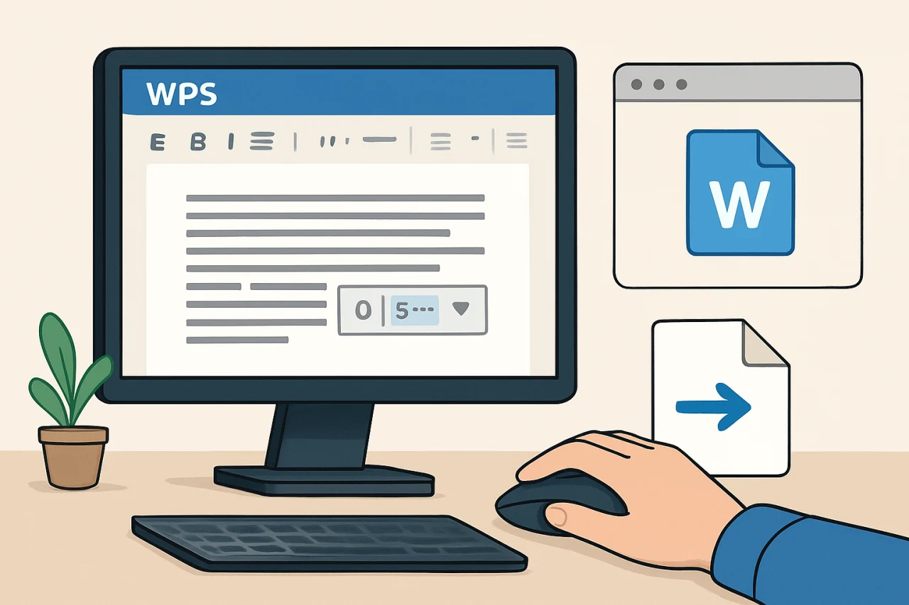 WPS增加/减少缩进量