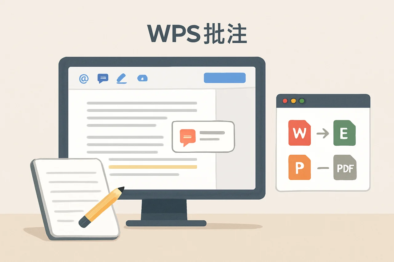 WPS批注