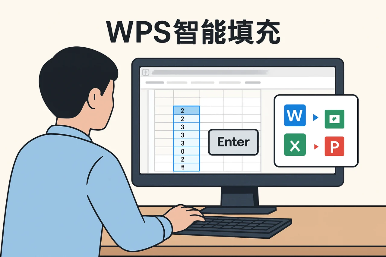WPS智能填充