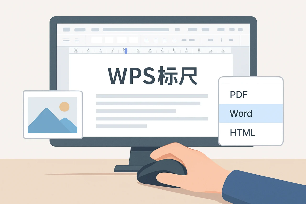 WPS标尺