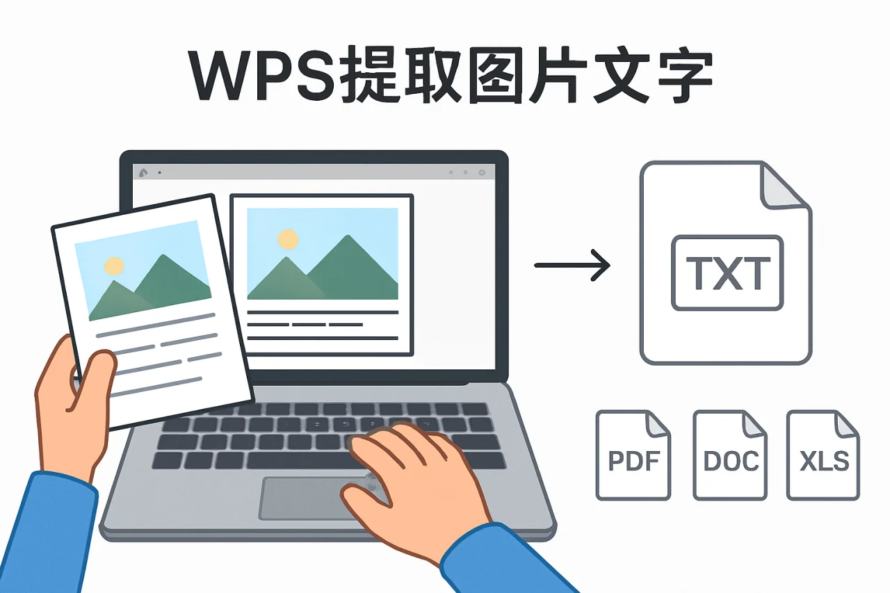 WPS提取图片文字
