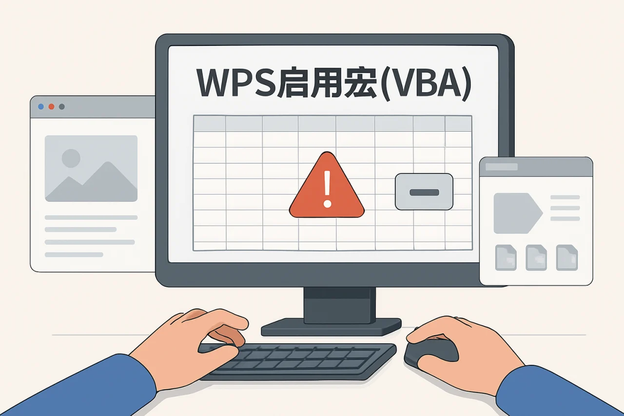 WPS启用宏（VBA）