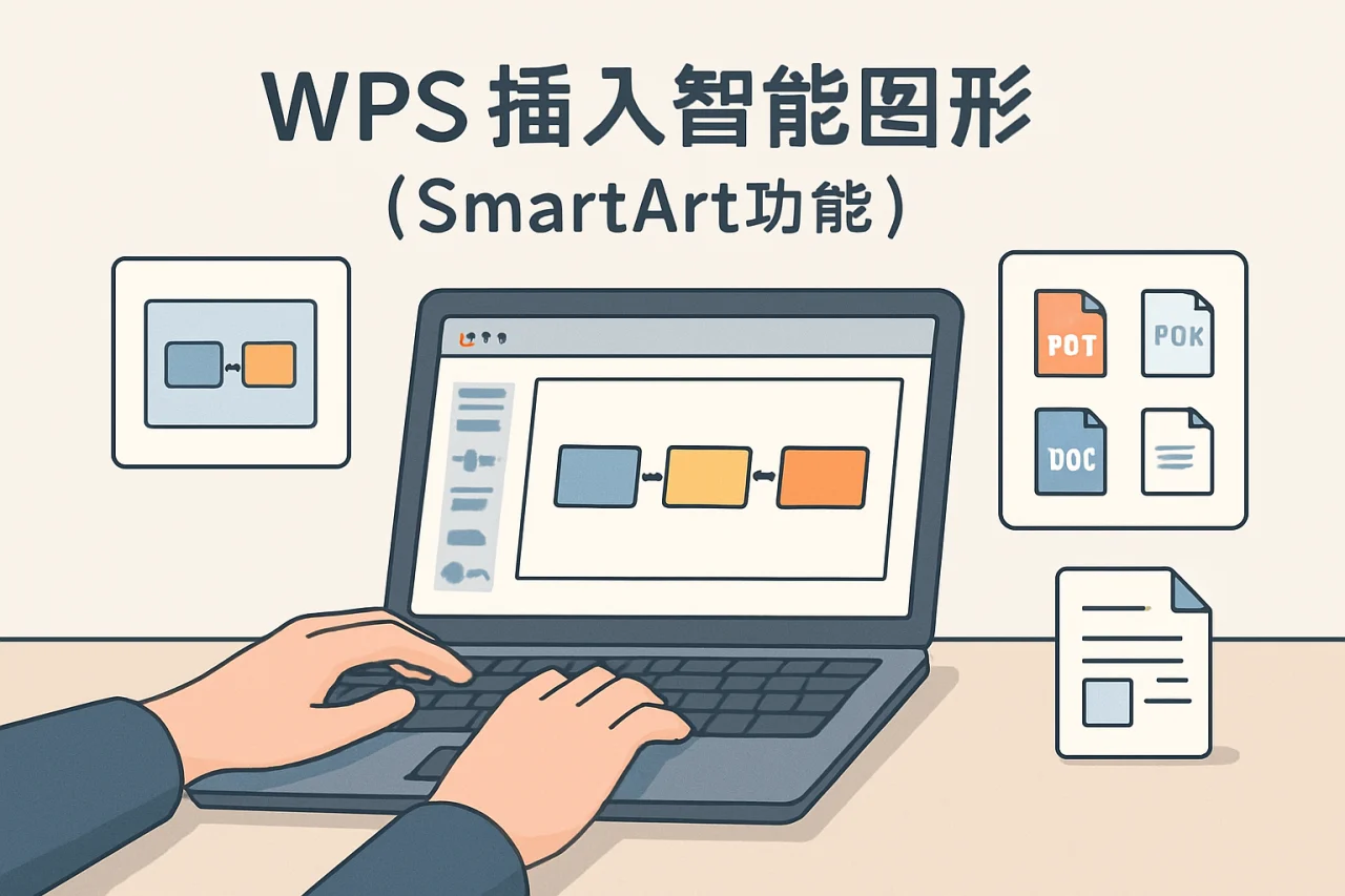 WPS插入智能图形（SmartArt功能）