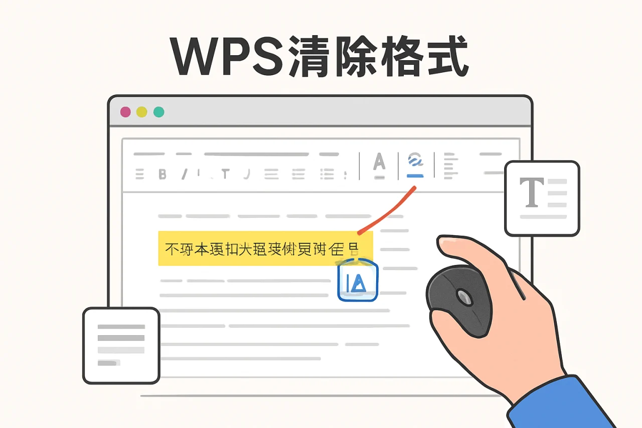 WPS清除格式
