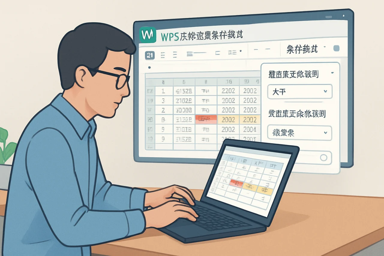 WPS表格设置条件格式