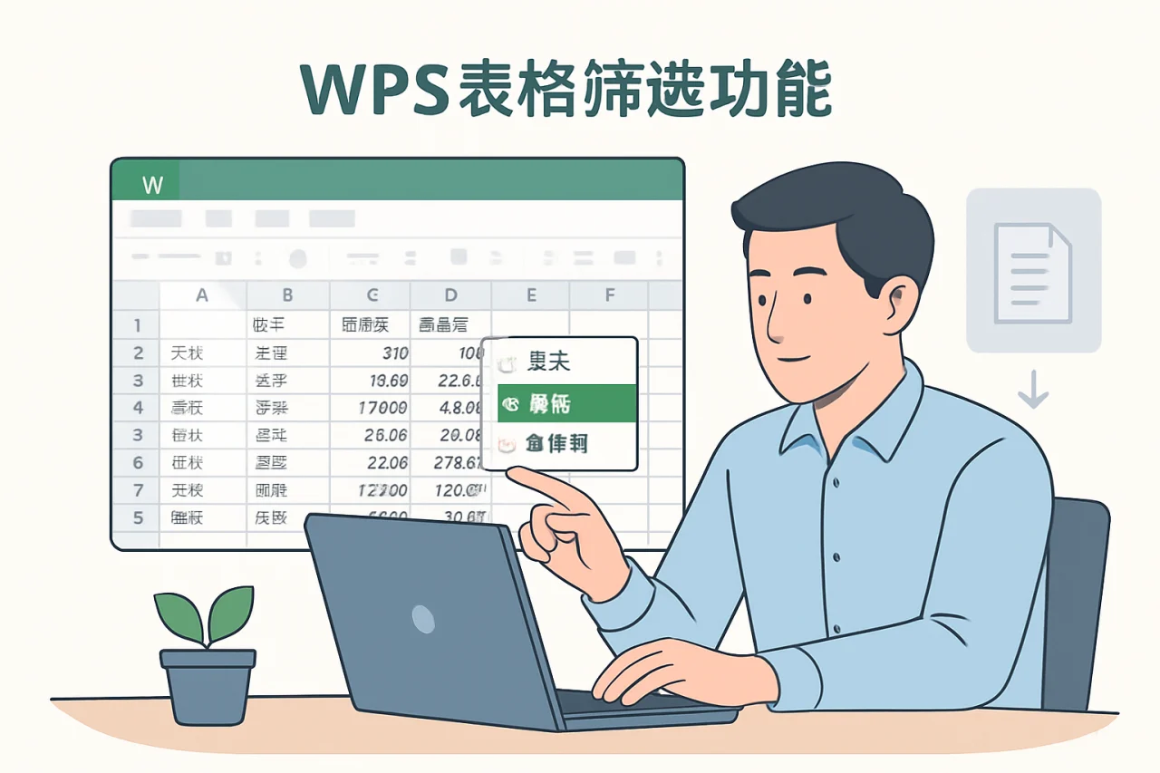 WPS表格筛选功能