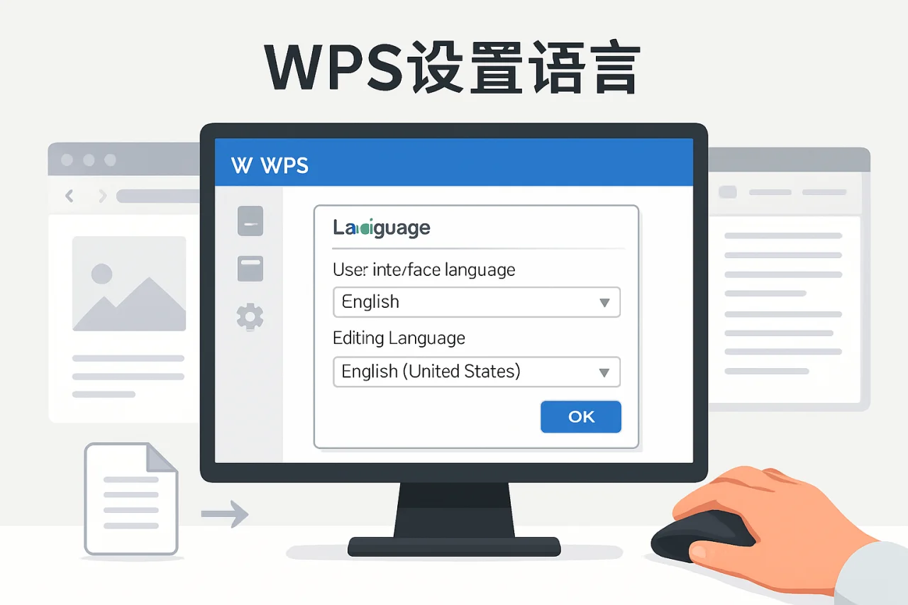 WPS设置语言