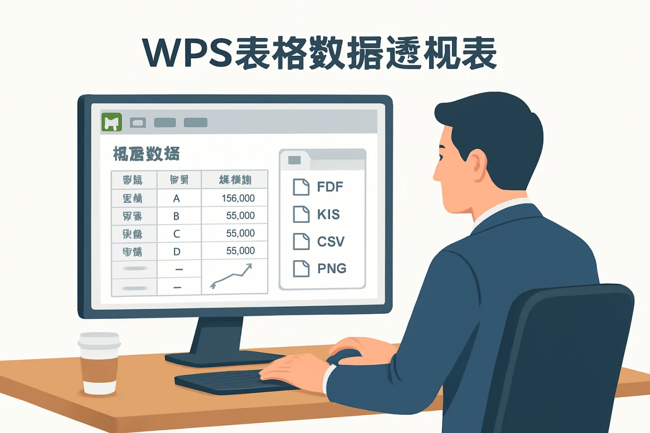 wps表格数据透视表