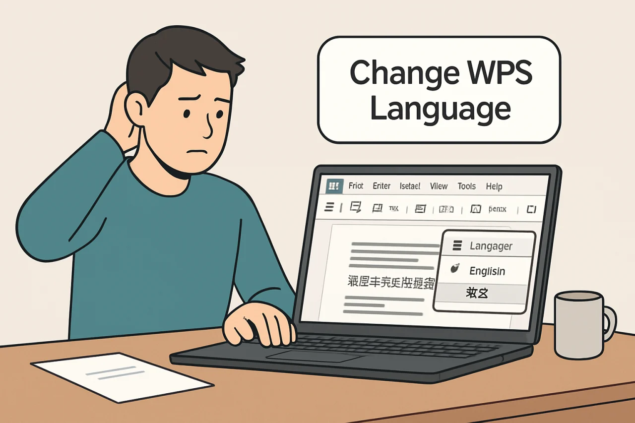 更改wps语言