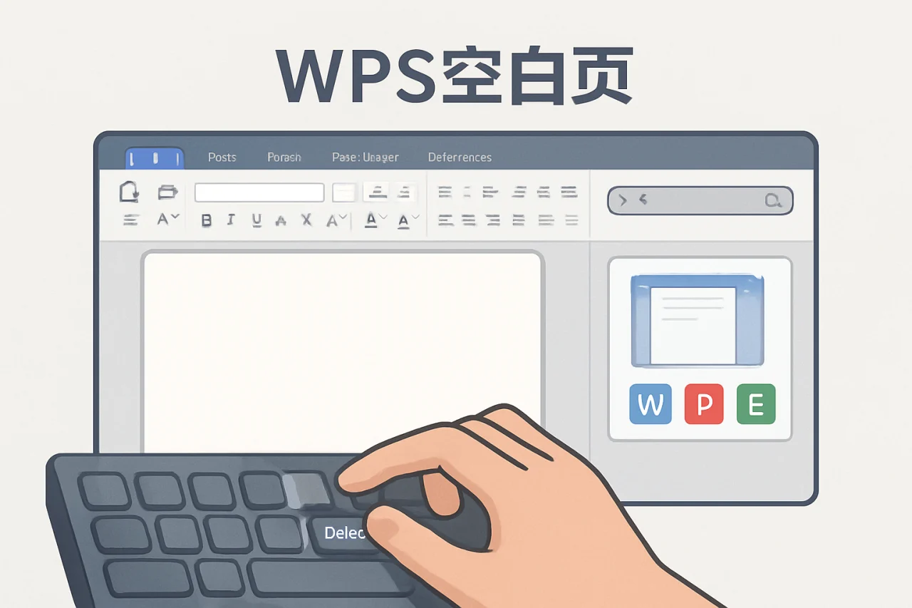wps空白页