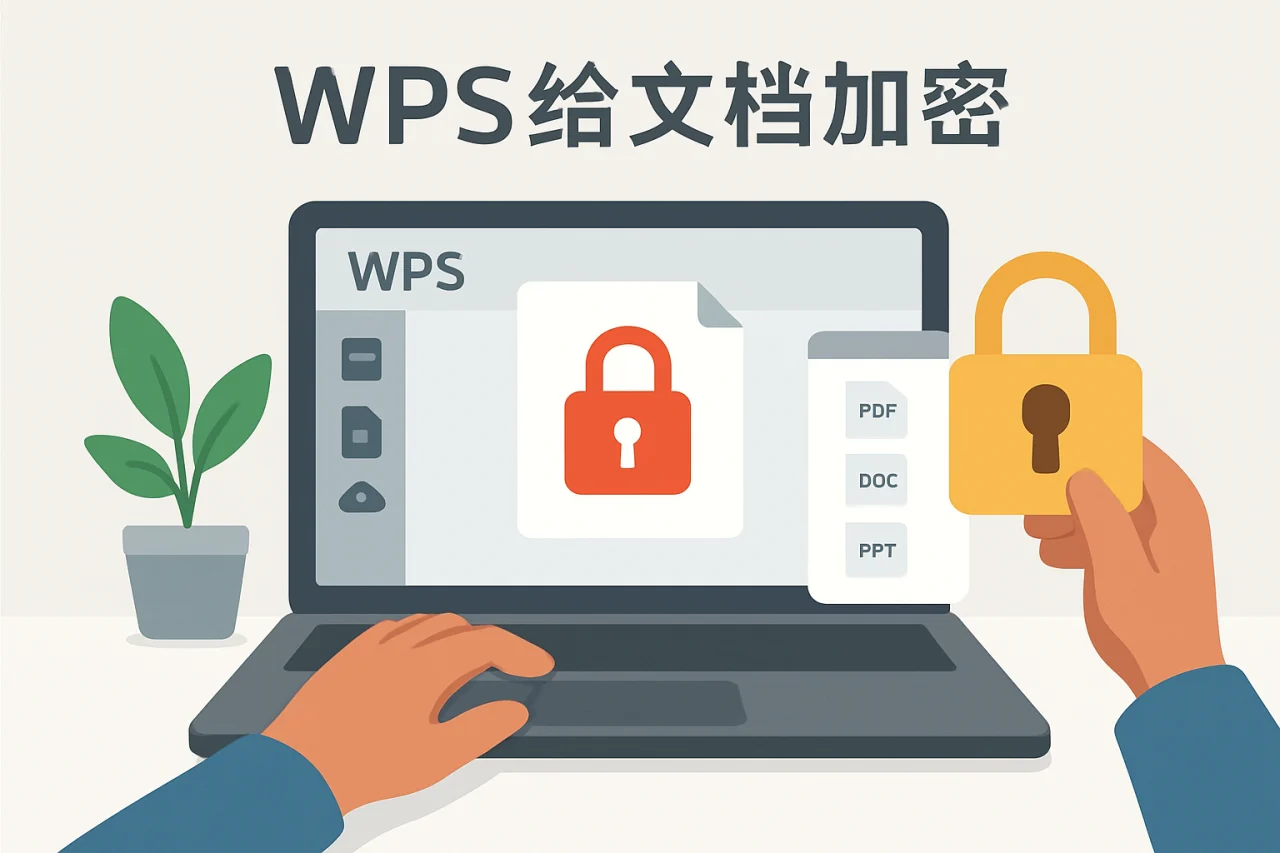 wps给文档加密