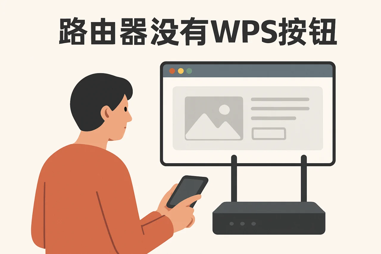 路由器没有wps按钮