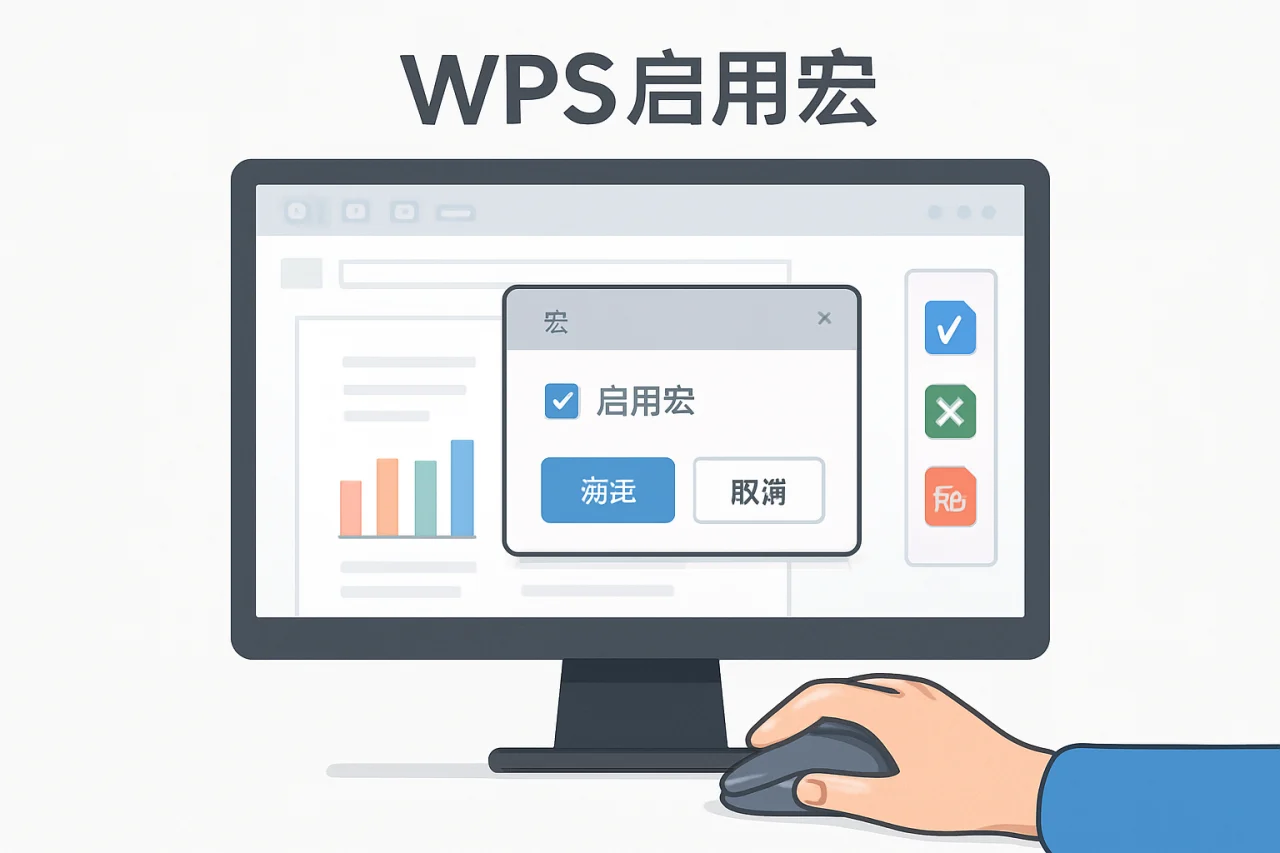wps启用宏
