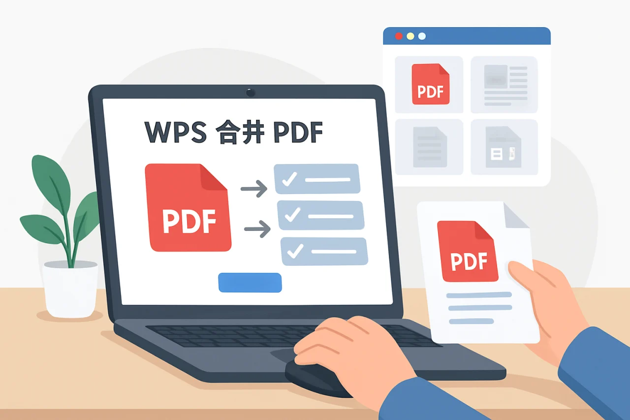 wps合并pdf