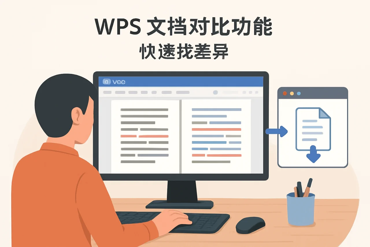 WPS 文档对比功能快速找差异