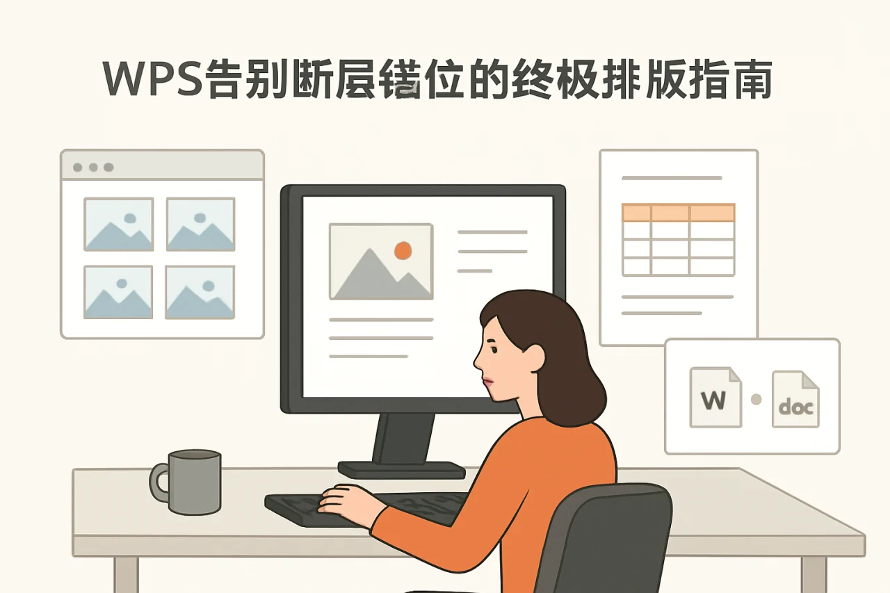 WPS告别断层错位的终极排版指南