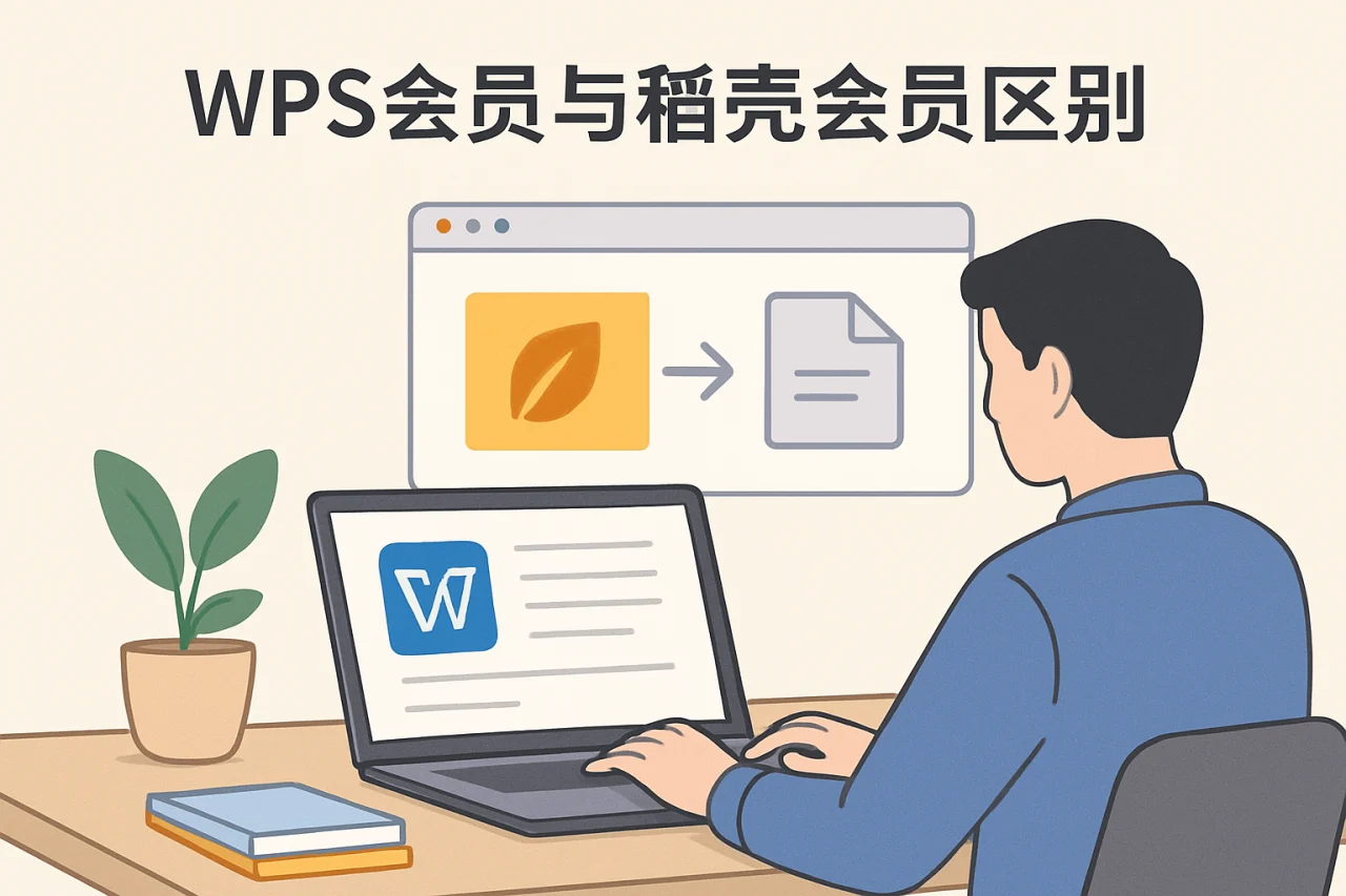 WPS会员与稻壳会员区别