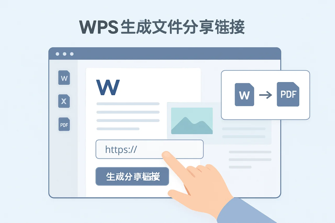 WPS生成文件分享链接