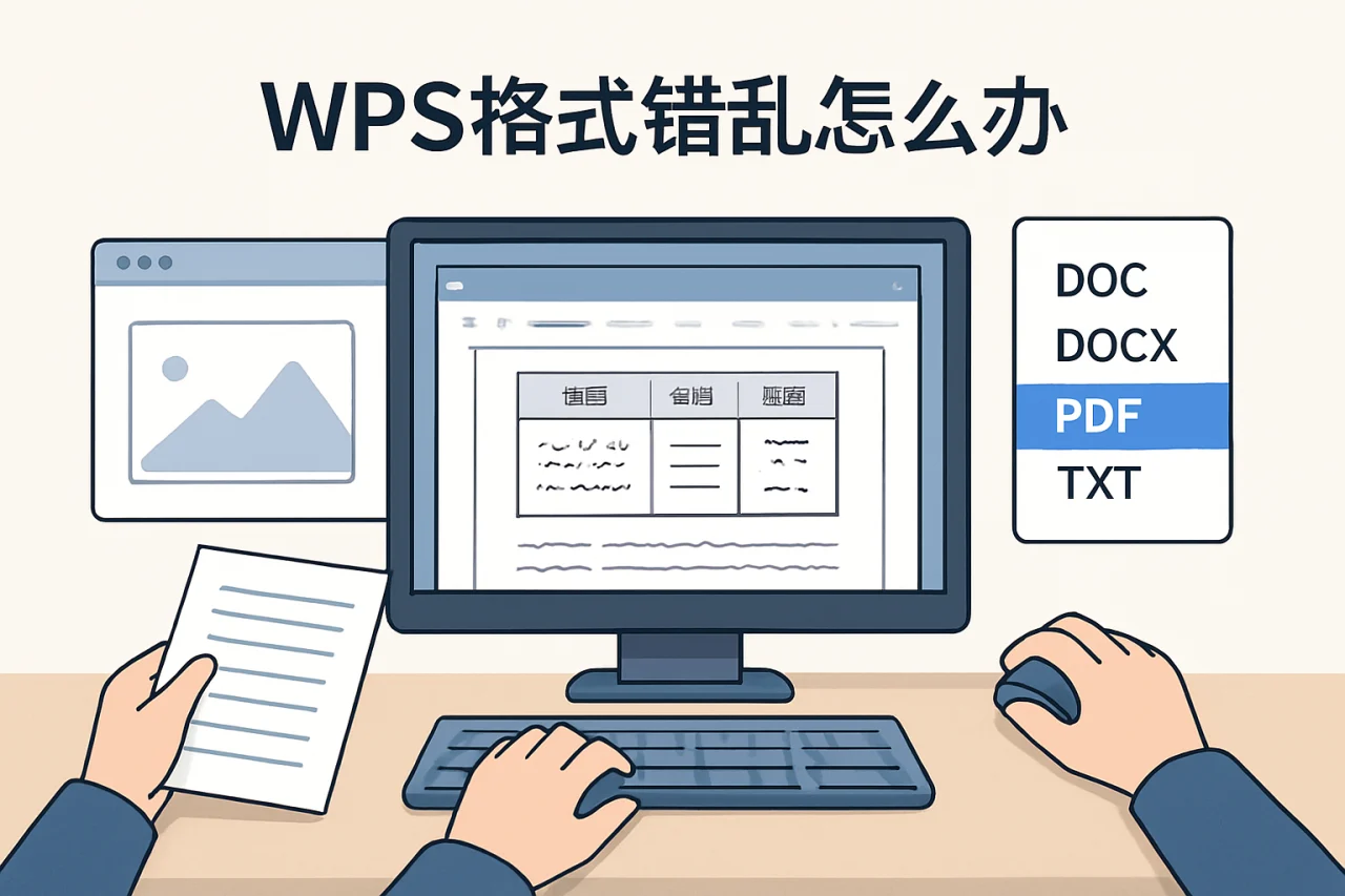 WPS 格式错乱怎么办