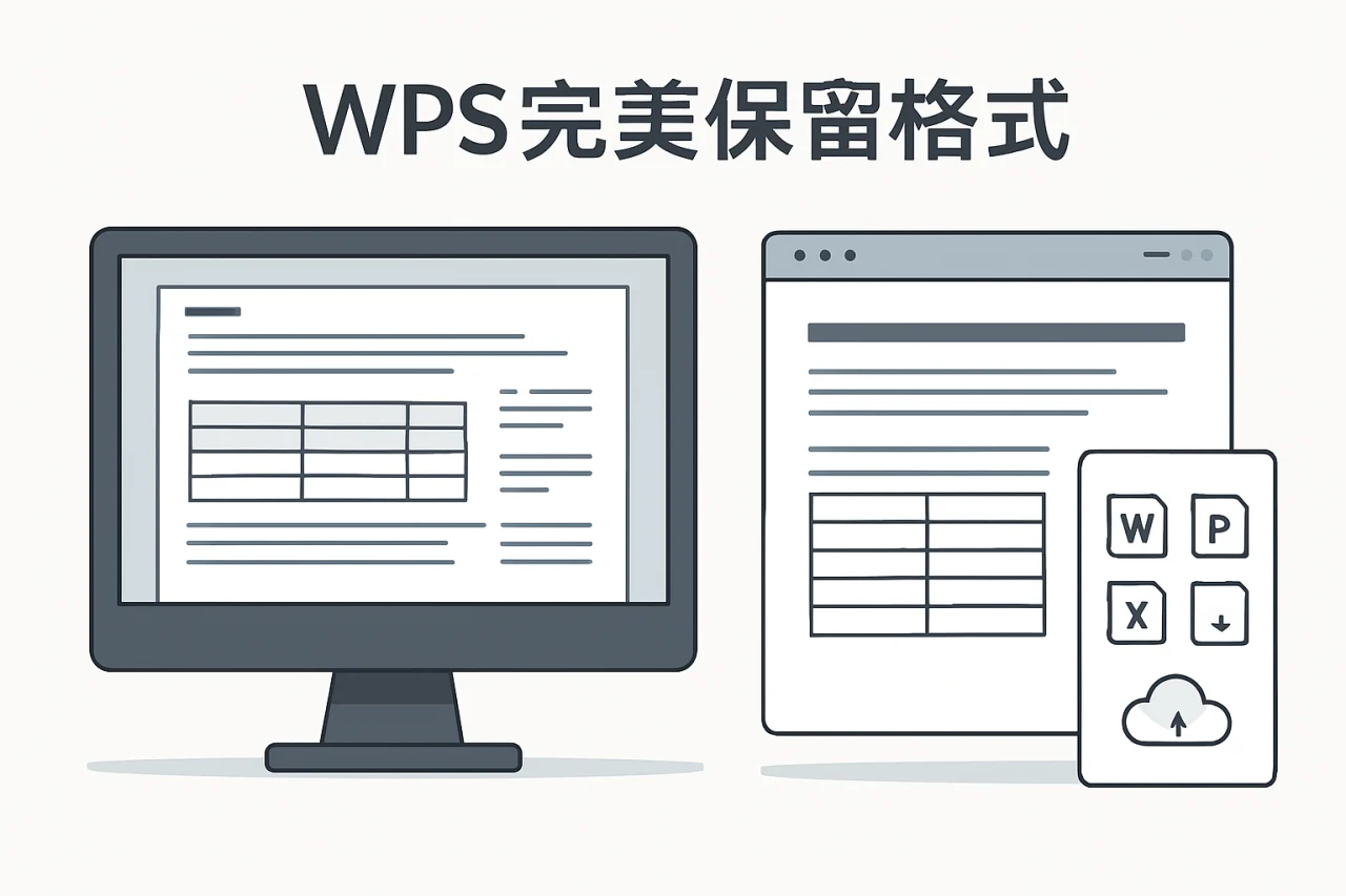 WPS完美保留格式