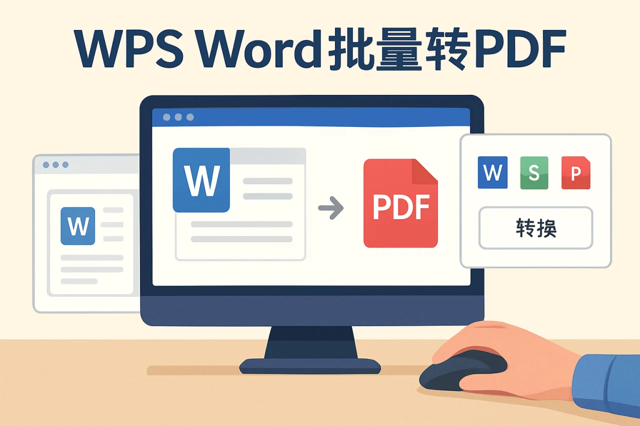 WPS Word批量转PDF