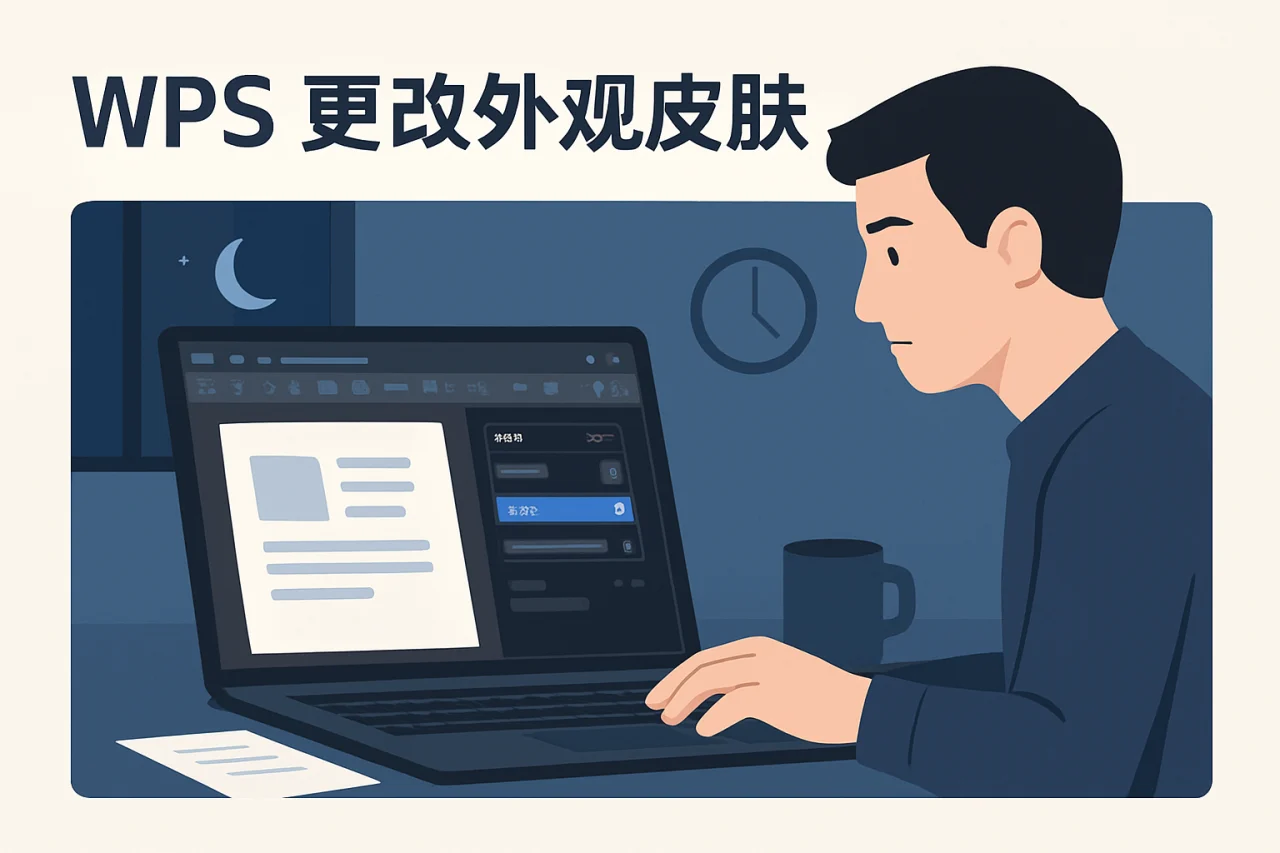 WPS 更改外观皮肤