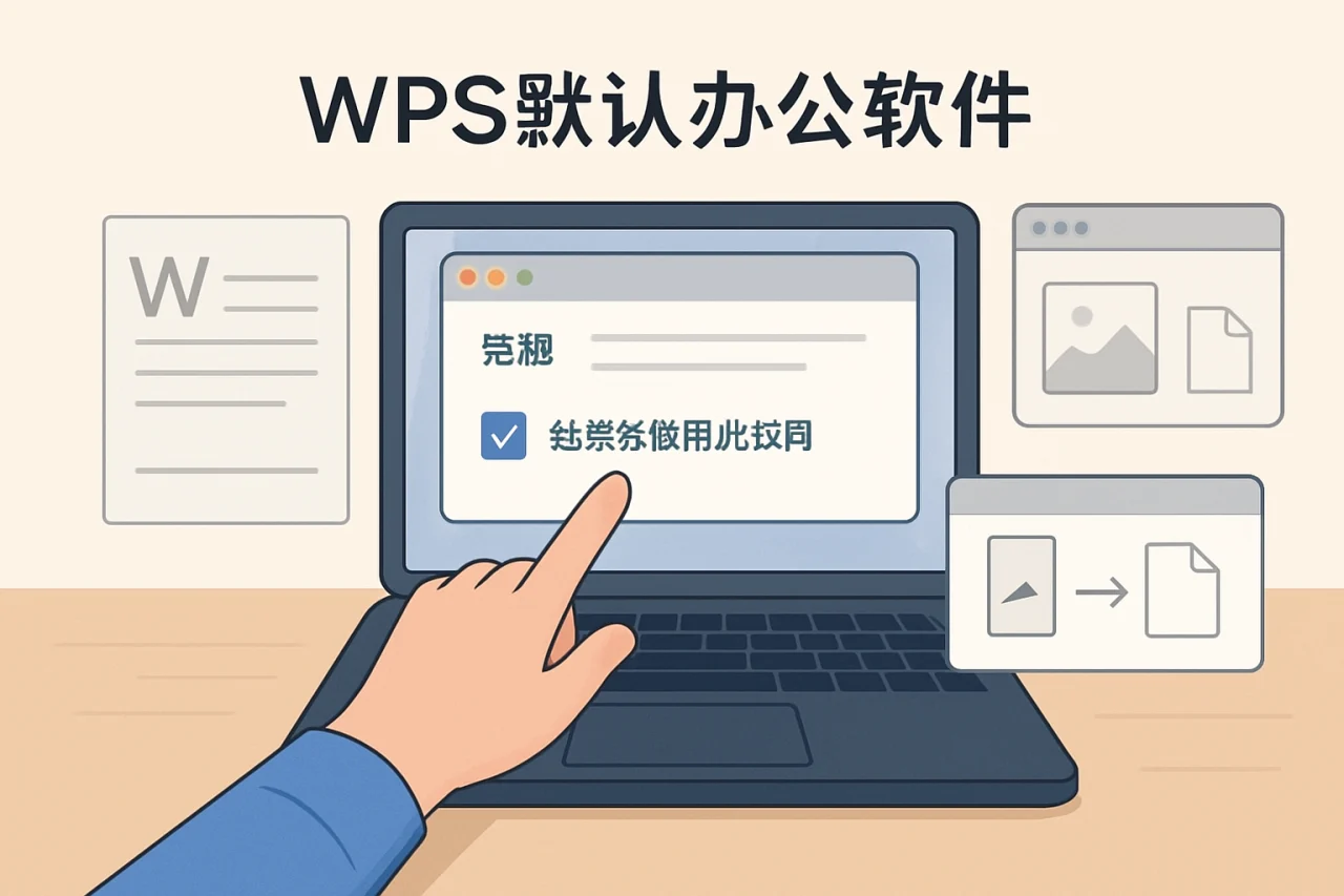 WPS默认办公软件
