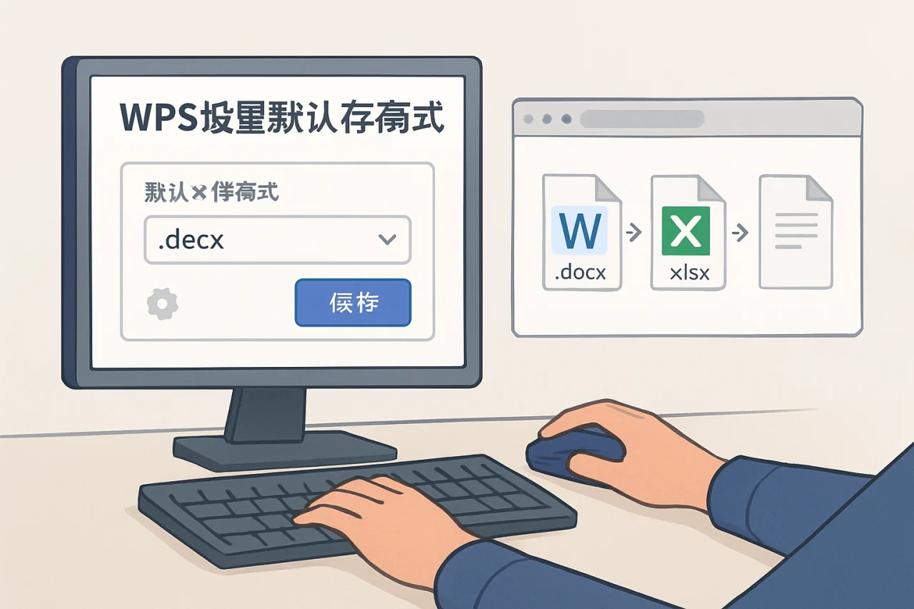 WPS设置默认保存格式