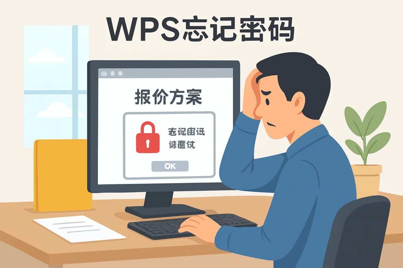 WPS忘记密码