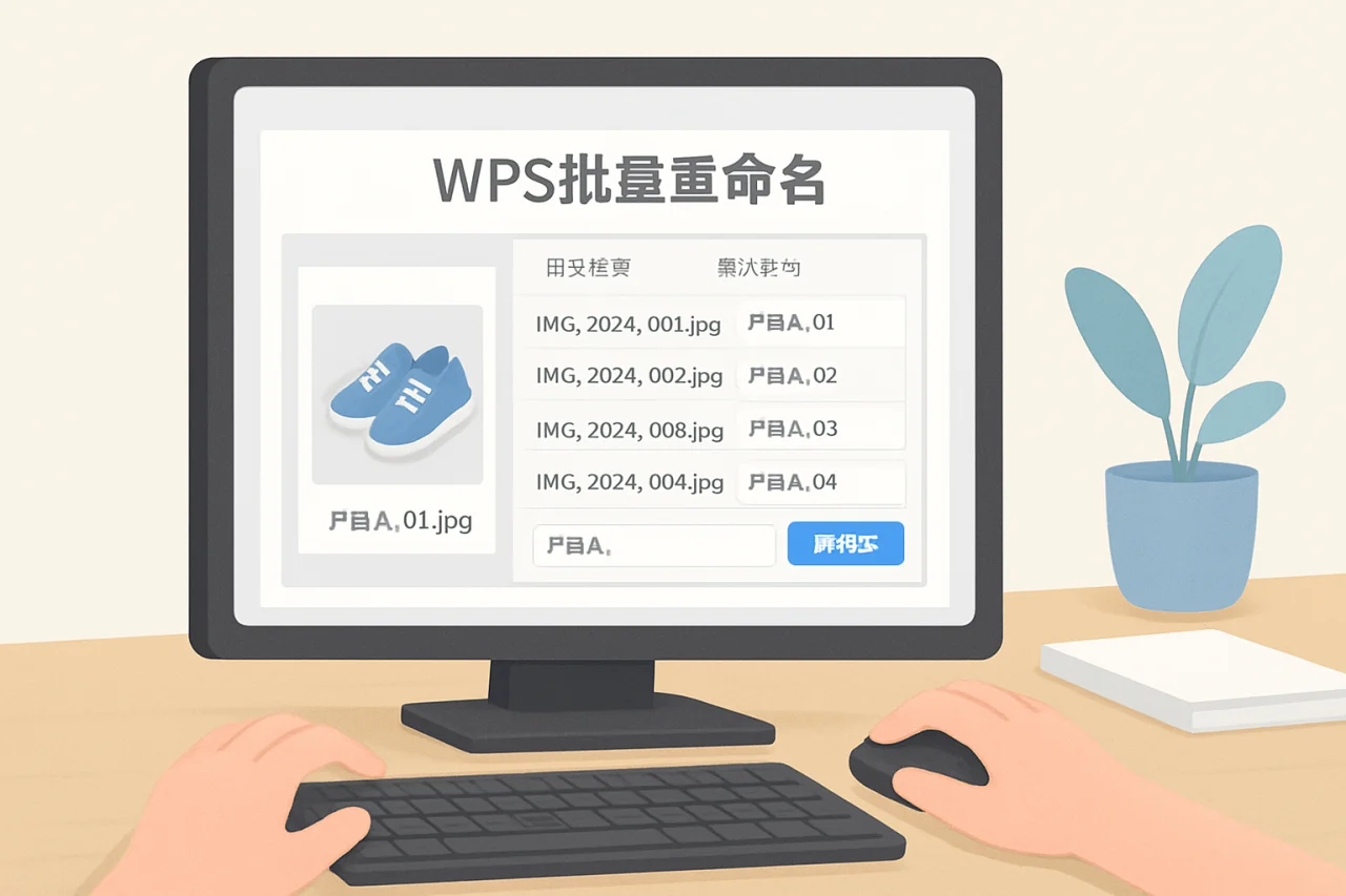 WPS批量重命名