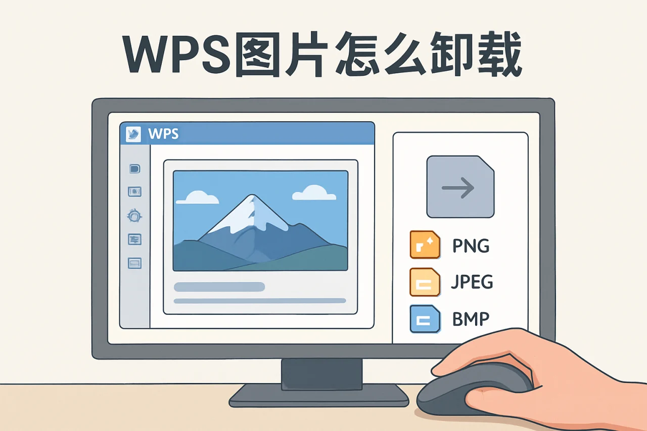 wps图片怎么卸载