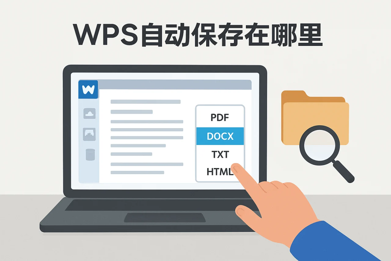 wps自动保存在哪里