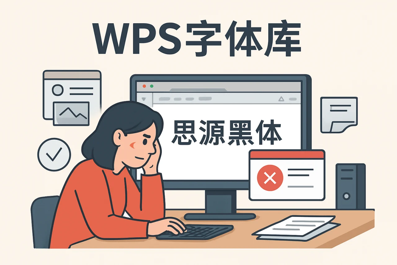 wps字体库