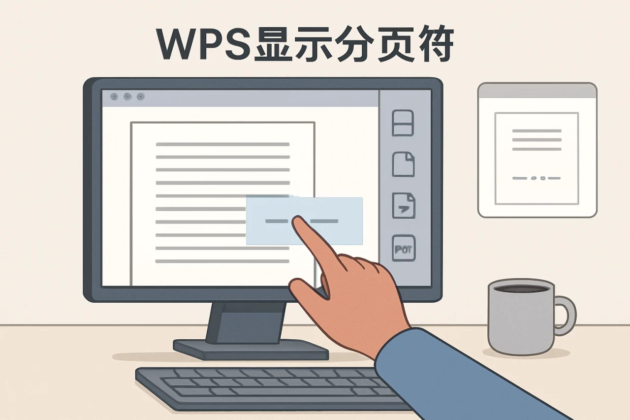 wps显示分页符