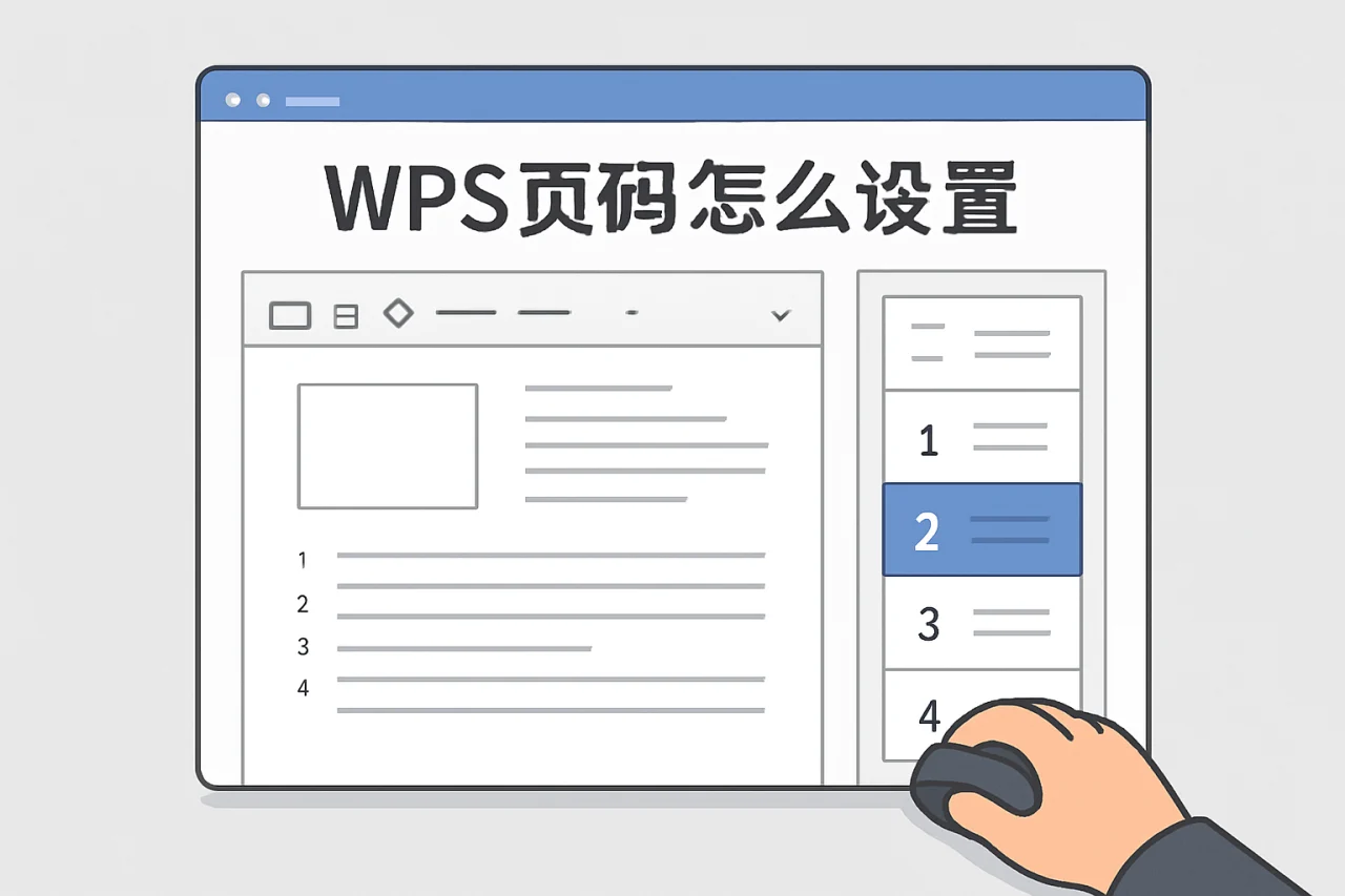 wps页码怎么设置