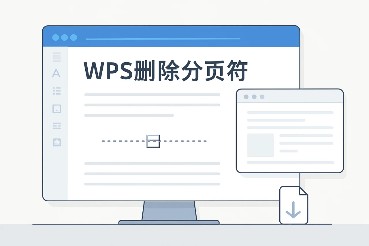wps删除分页符