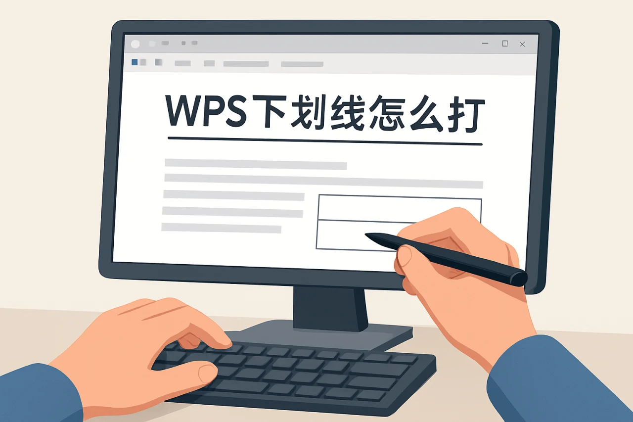 wps下划线怎么打