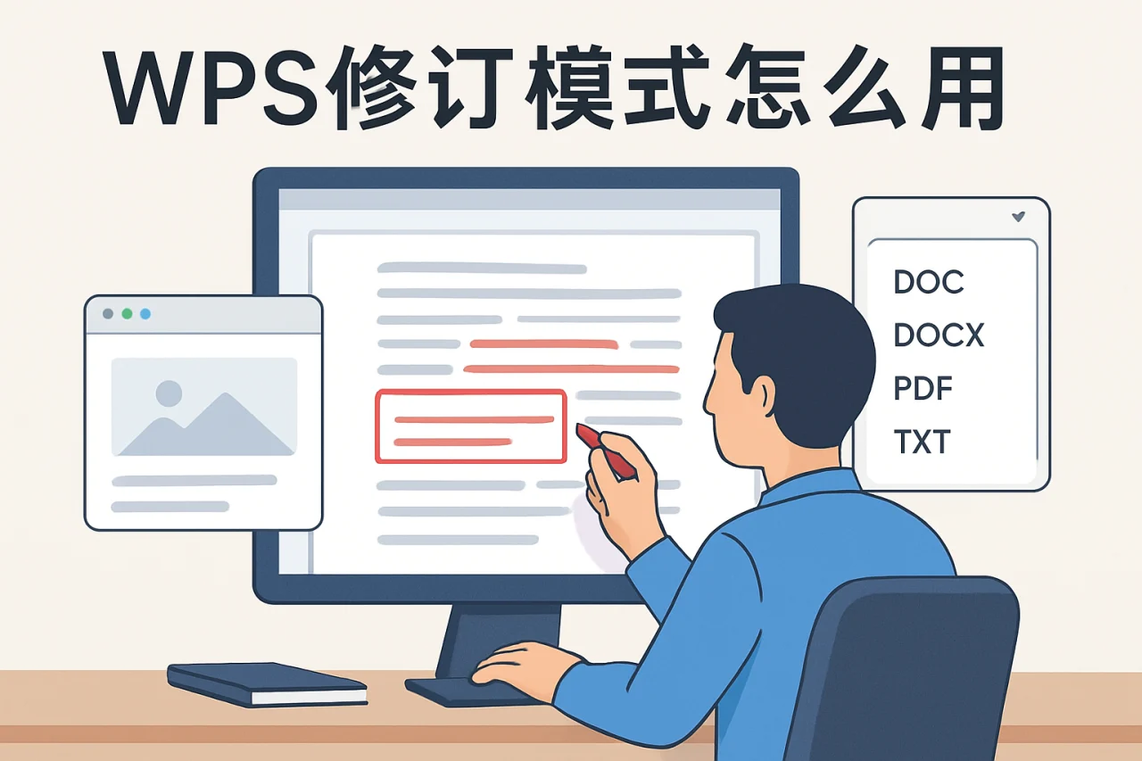 wps修订模式怎么用