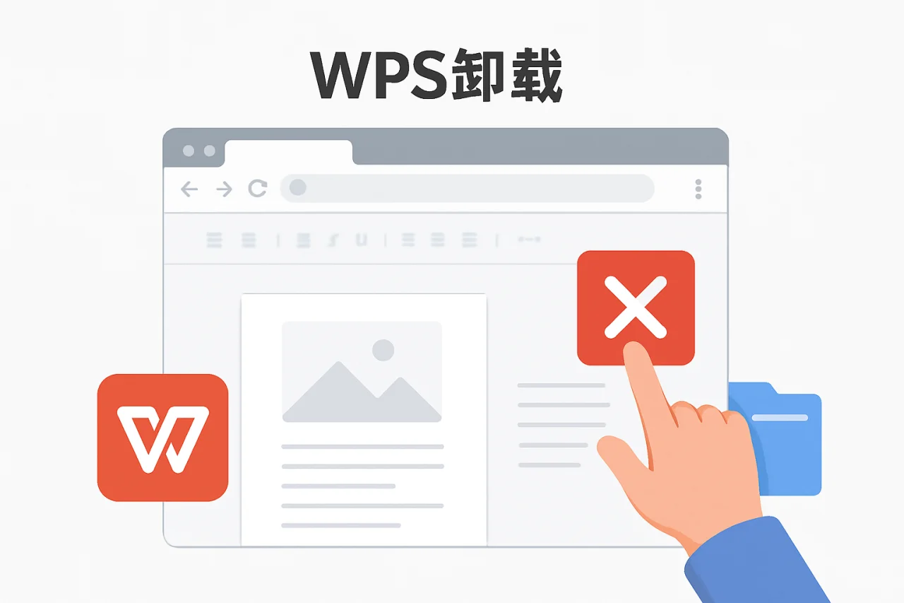 wps卸载